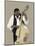 String Bass Player-William Buffett-Mounted Art Print