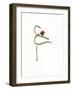 String Bean Chili Pepper Arabesque-Donna Basile-Framed Giclee Print