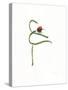 String Bean Chili Pepper Arabesque-Donna Basile-Stretched Canvas
