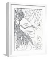 String Lion-Pam Varacek-Framed Art Print