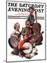 "String Quartet," Saturday Evening Post Cover, January 20, 1923-Alan Foster-Mounted Giclee Print