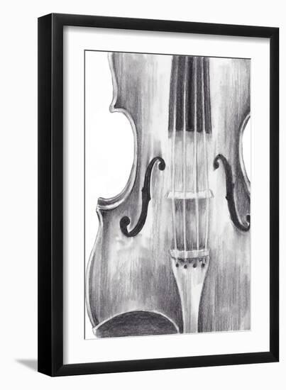 Stringed Instrument Study I-Ethan Harper-Framed Art Print