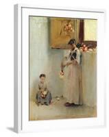 Stringing Onions, C.1882-John Singer Sargent-Framed Giclee Print