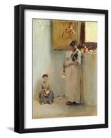 Stringing Onions, C.1882-John Singer Sargent-Framed Giclee Print