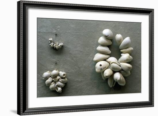 Strings of Cowrie Shells-null-Framed Photographic Print