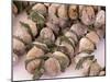 Strings of Dried Figs in the Market, Dubrovnik, Dalmatia, Croatia-Peter Higgins-Mounted Photographic Print