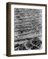 Strip Mining Operation at the Bingham Copper Mine-Andreas Feininger-Framed Photographic Print