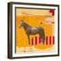 Stripe-Danielle Hession-Framed Giclee Print