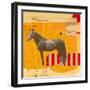 Stripe-Danielle Hession-Framed Giclee Print