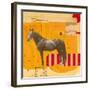 Stripe-Danielle Hession-Framed Giclee Print