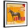 Stripe-Danielle Hession-Framed Giclee Print