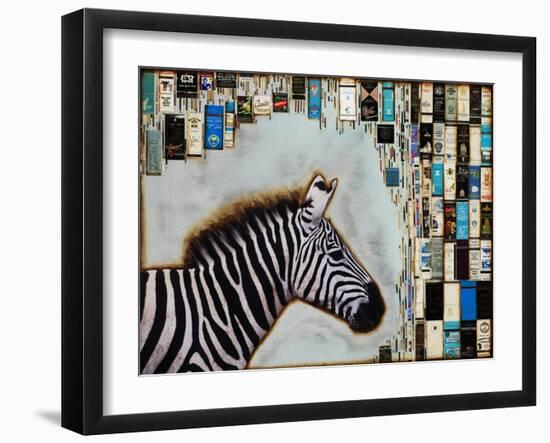 Stripe-Laura Van Horne-Framed Art Print