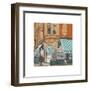 Striped Awnings-Lesley Dabson-Framed Limited Edition