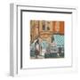 Striped Awnings-Lesley Dabson-Framed Limited Edition