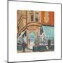 Striped Awnings-Lesley Dabson-Mounted Limited Edition