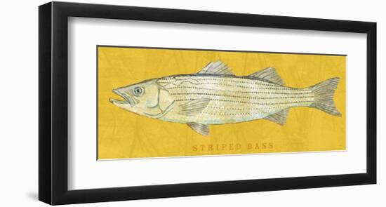 Striped Bass-John Golden-Framed Art Print