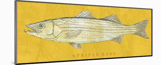 Striped Bass-John Golden-Mounted Art Print