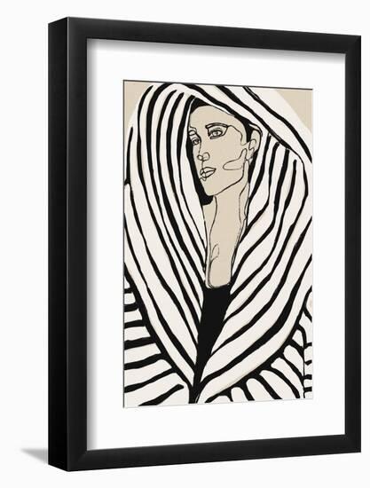 Striped Coat-Treechild-Framed Photographic Print