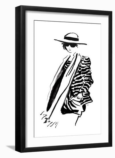 Striped Cool-Sunflowerman-Framed Art Print