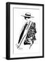 Striped Cool-Sunflowerman-Framed Art Print