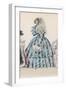 Striped Dress 1840S-F Lix-Framed Art Print