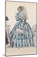 Striped Dress 1840S-F Lix-Mounted Art Print