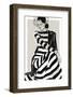 Striped Dress-Treechild-Framed Photographic Print