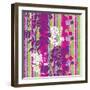 Striped Floral-Bee Sturgis-Framed Art Print