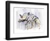 Striped Hyaena, 2010-Mark Adlington-Framed Premium Giclee Print