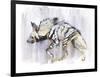 Striped Hyaena, 2010-Mark Adlington-Framed Giclee Print