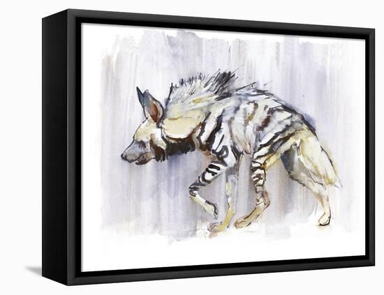 Striped Hyaena, 2010-Mark Adlington-Framed Stretched Canvas