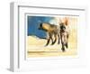 Striped Hyaenas, 2010-Mark Adlington-Framed Giclee Print