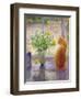 Striped Jug with Spring Flowers, 1992-Timothy Easton-Framed Giclee Print