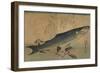 Striped Mullet-Ando Hiroshige-Framed Art Print