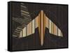 Striped Paper Planes-Belen Mena-Framed Stretched Canvas