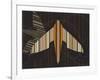 Striped Paper Planes-Belen Mena-Framed Giclee Print