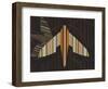 Striped Paper Planes-Belen Mena-Framed Giclee Print