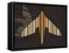 Striped Paper Planes-Belen Mena-Framed Stretched Canvas