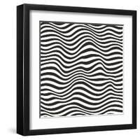 Striped Pattern-Magnia-Framed Art Print