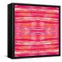 Striped Raspberries-Deanna Tolliver-Framed Stretched Canvas