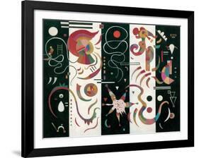 Striped (Rayé)-Wassily Kandinsky-Framed Giclee Print