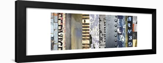 Striped Robotic I-PI Studio-Framed Art Print