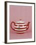 Striped Teapot with Tea Ball-Sara Danielsson-Framed Photographic Print