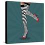 Striped Tights 2-Mark Ashkenazi-Stretched Canvas