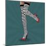 Striped Tights 2-Mark Ashkenazi-Mounted Giclee Print