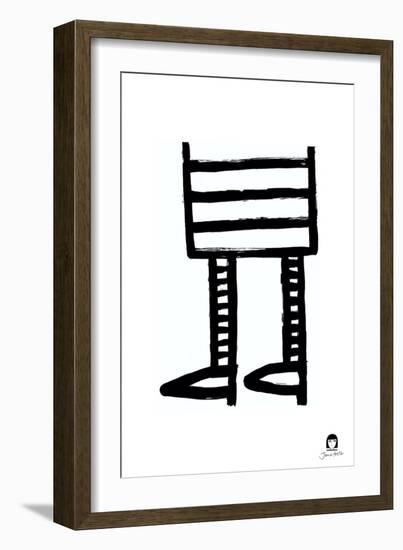 Striped Tights-Jane Foster-Framed Art Print