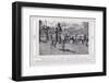 Striped to Elude the Enemy, a Pony Disguised as a Zebra, on the German East African Border-null-Framed Photographic Print