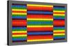 Striped Triptych, 2009-Peter McClure-Stretched Canvas