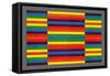 Striped Triptych, 2009-Peter McClure-Framed Stretched Canvas