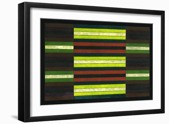 Striped Triptych No. 6, 2003-Peter McClure-Framed Giclee Print